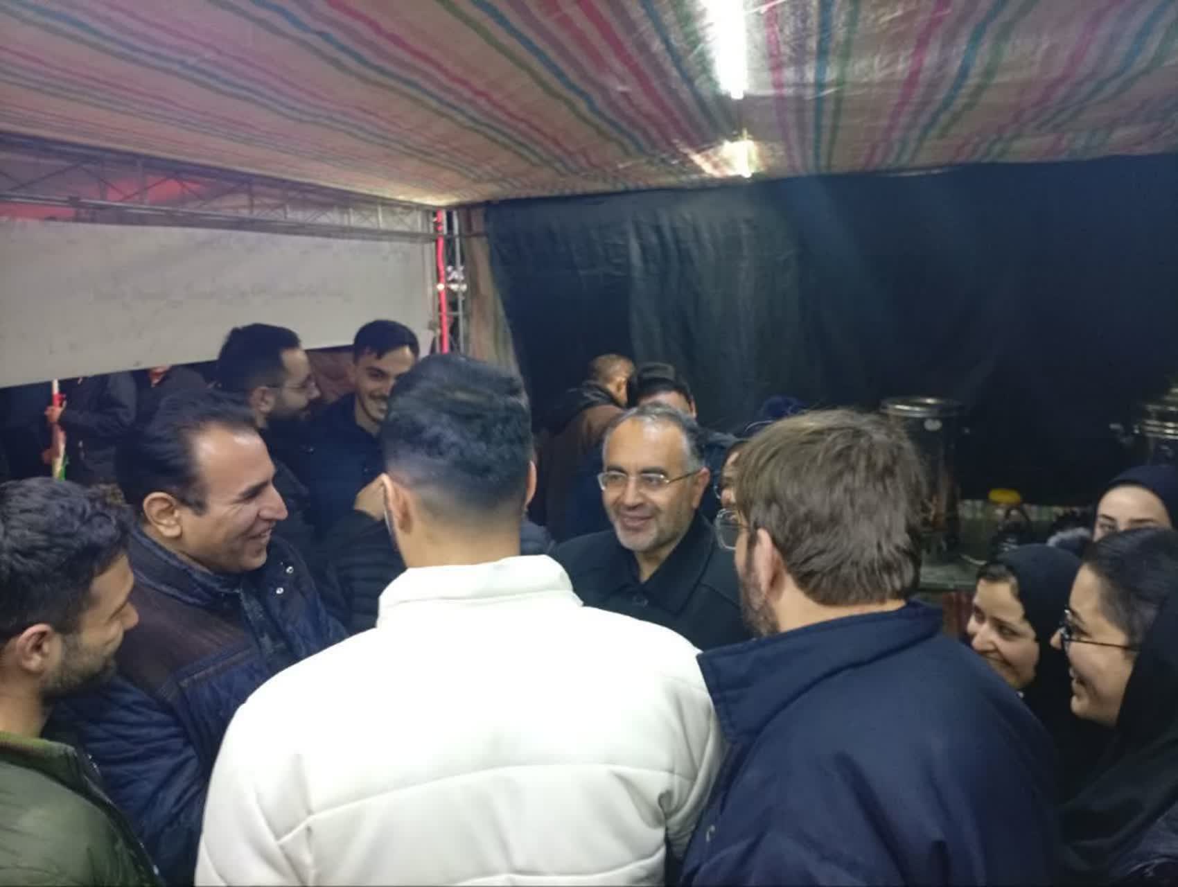 بازدید معاون استاندار آذربایجان‌غربی از فعالیت موکب سازمان‌های مردم نهاد در ارومیه