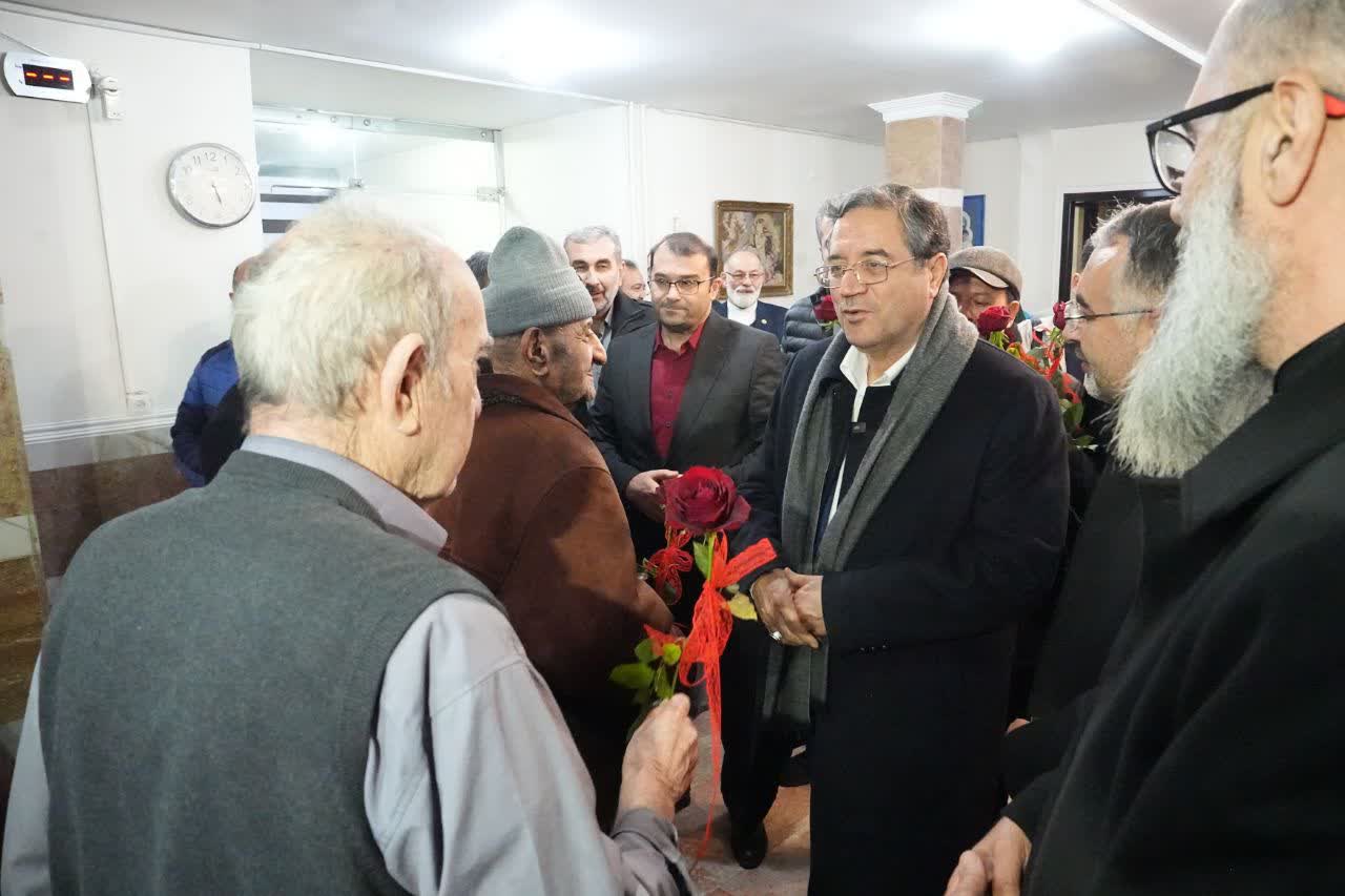 بازدید استاندار آذربایجان‌غربی از خانه سالمندان حضرت یوسف ارومیه + تصاویر