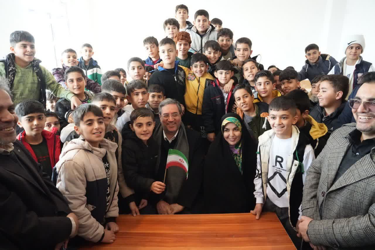 افتتاح مدرسه مشارکتی بامداد امید در ارومیه + تصاویر