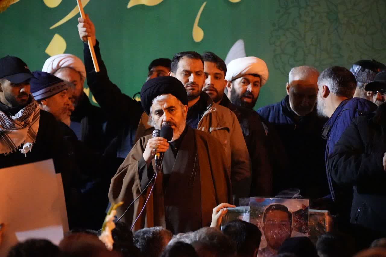 برگزاری آیین شهادت حضرت امام خامنه‌ای (قدس سره) و تشییع پیکر مطهر شهدای حافظان امنیت آذربایجان‌غربی + تصاویر