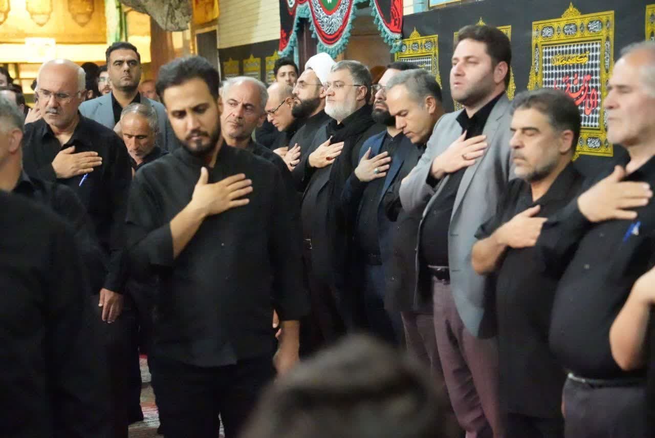 آلبوم تصویری / حضور استاندار آذربایجانغربی در آیین عزاداری شام غریبان شهدای کربلا مسجد لطفعلی خان ارومیه
