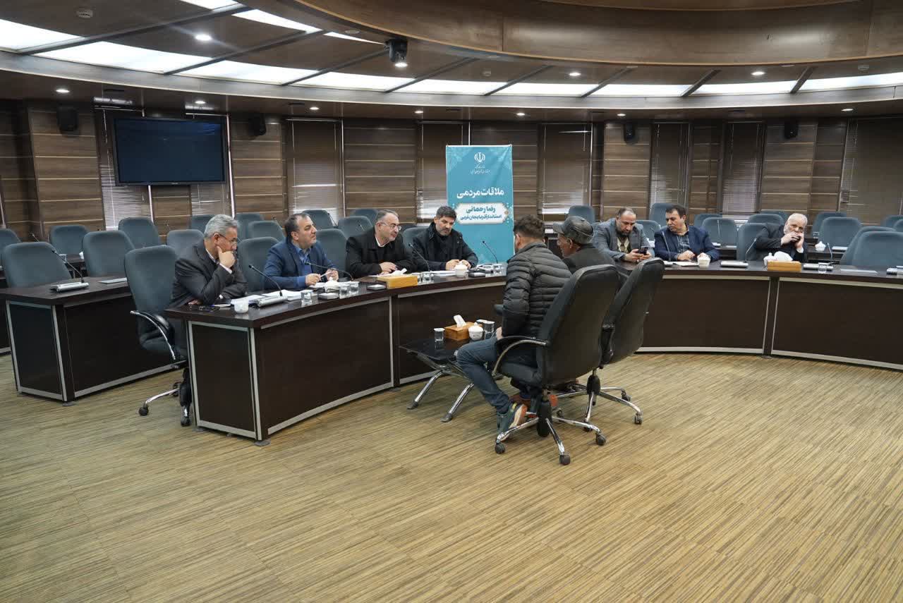 برگزاری ملاقات مردمی مدیران استانداری آذربایجان‌غربی + تصاویر