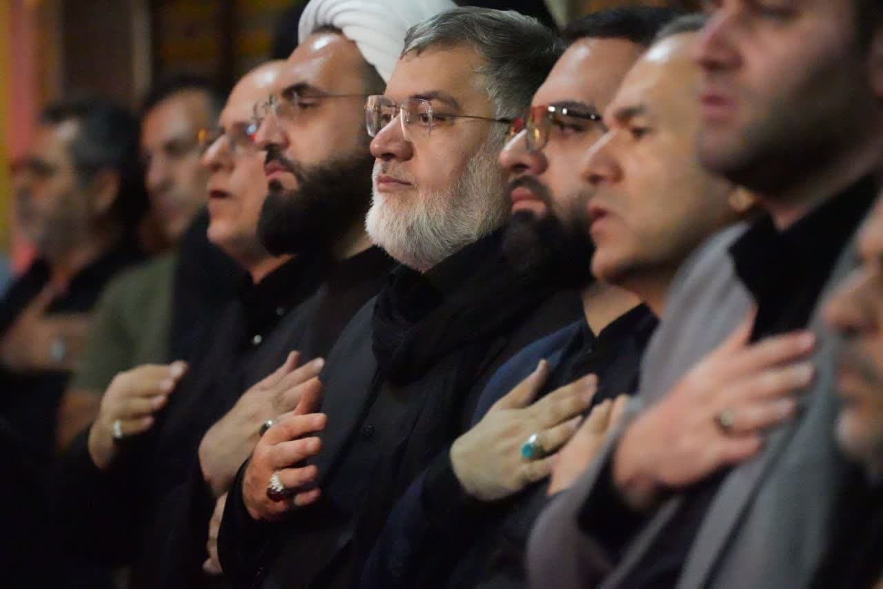 آلبوم تصویری / حضور استاندار آذربایجانغربی در آیین عزاداری شام غریبان شهدای کربلا مسجد لطفعلی خان ارومیه