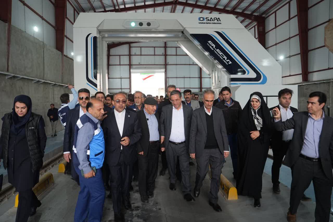 بهره‌برداری از سامانه پیشرفته ایکس‌ری کامیونی شهید باکری در مرز بازرگان + تصاویر