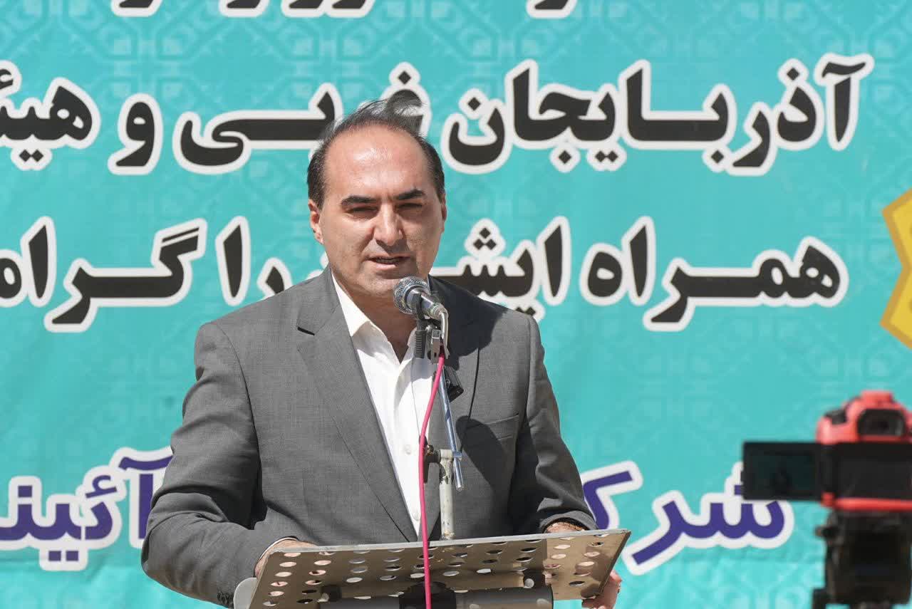 کلنگ کارخانه تولید و صادرات شیشه به زمین زده شد + تصاویر