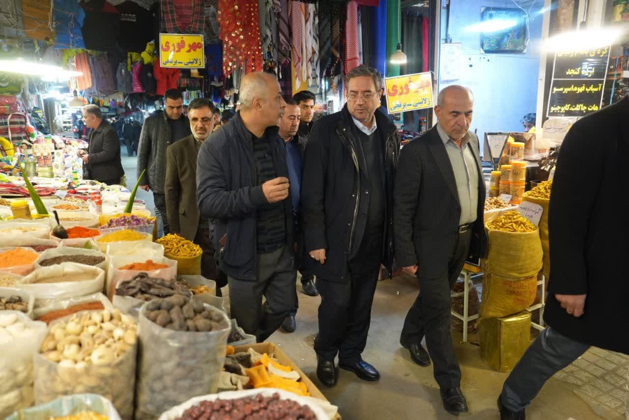 آلبوم تصویری / بازدید استاندار آذربایجانغربی از بازار قدیمی ارومیه
