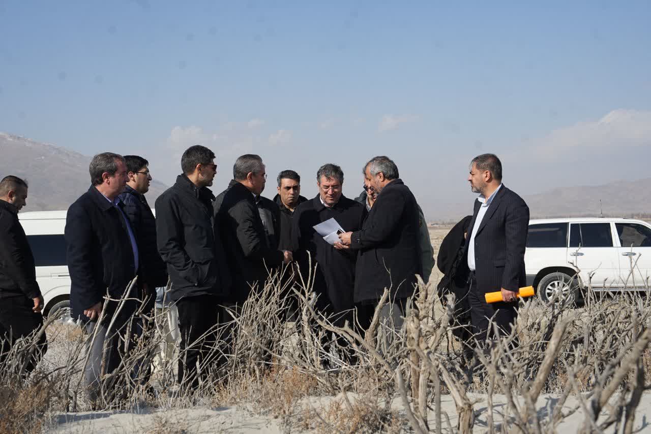 بازدید دبیر کارگروه ملی نجات دریاچه ارومیه از سایت تثبیت جبل کندی + تصاویر