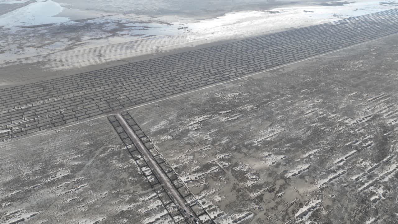 بازدید دبیر کارگروه ملی نجات دریاچه ارومیه از سایت تثبیت جبل کندی + تصاویر