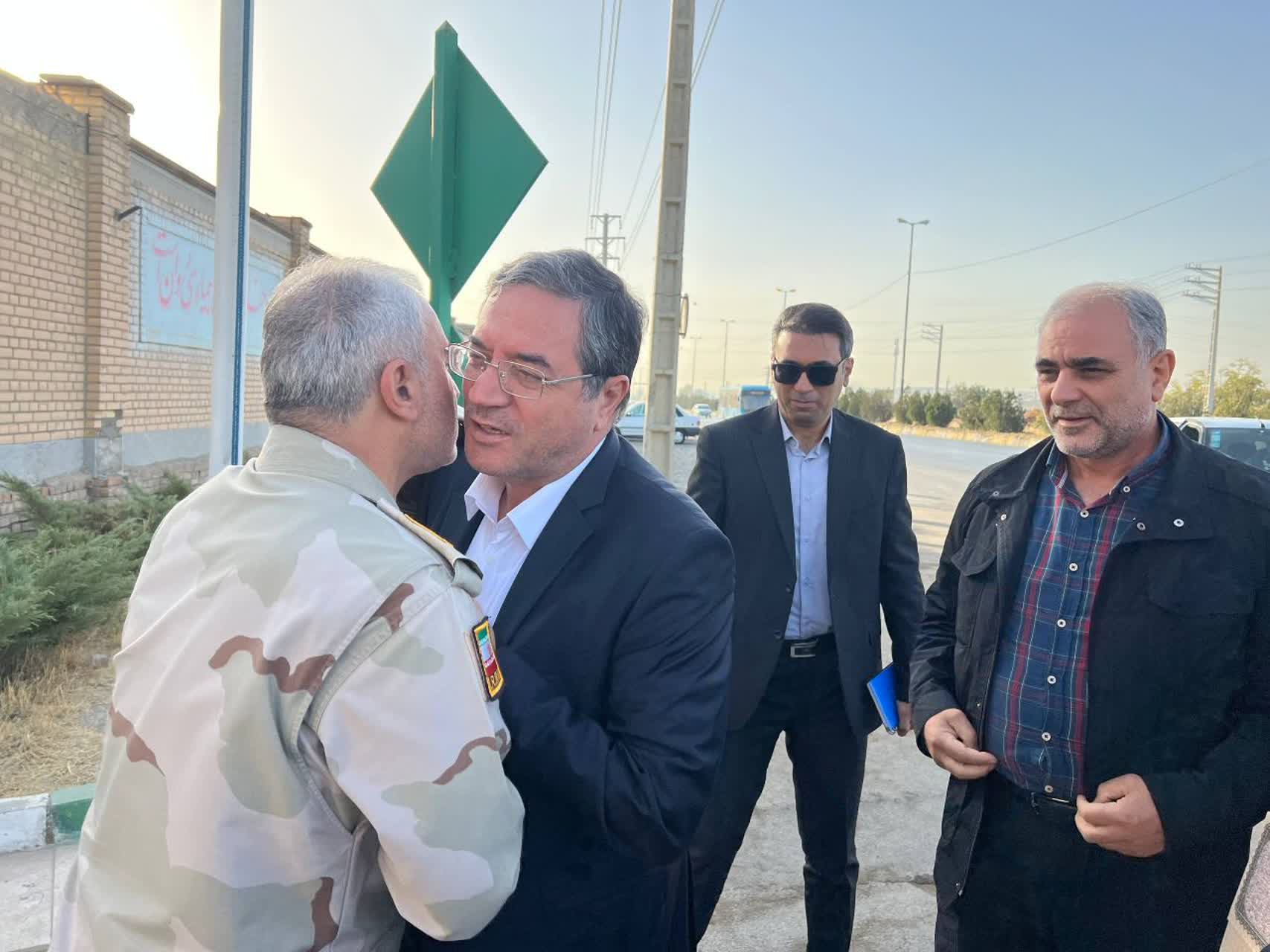 حضور استاندار آذربایجانغربی در فرماندهی مرزبانی استان + تصاویر