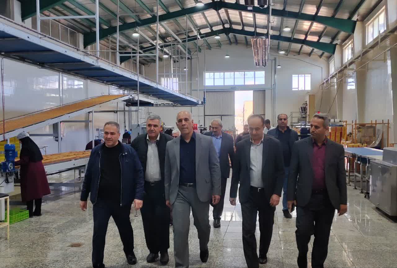 بازدید معاون استاندار آذربایجان‌غربی از یک واحد تولید مواد غذایی در ارومیه + تصاویر