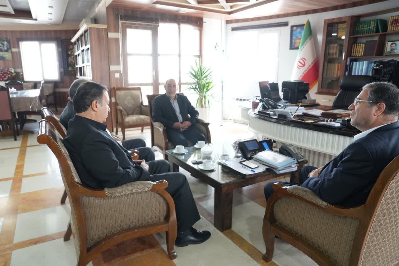 دیدار رئیس انجمن واردکنندگان برنج ایران با استاندار آذربایجانغربی + تصاویر