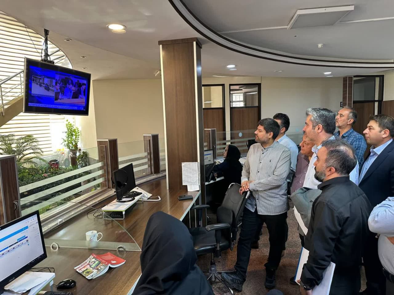 بازدید معاون هماهنگی امور عمرانی استاندار آذربایجانغربی از مرکز پایش و راهبری تاسیسات آب و فاضلاب استان