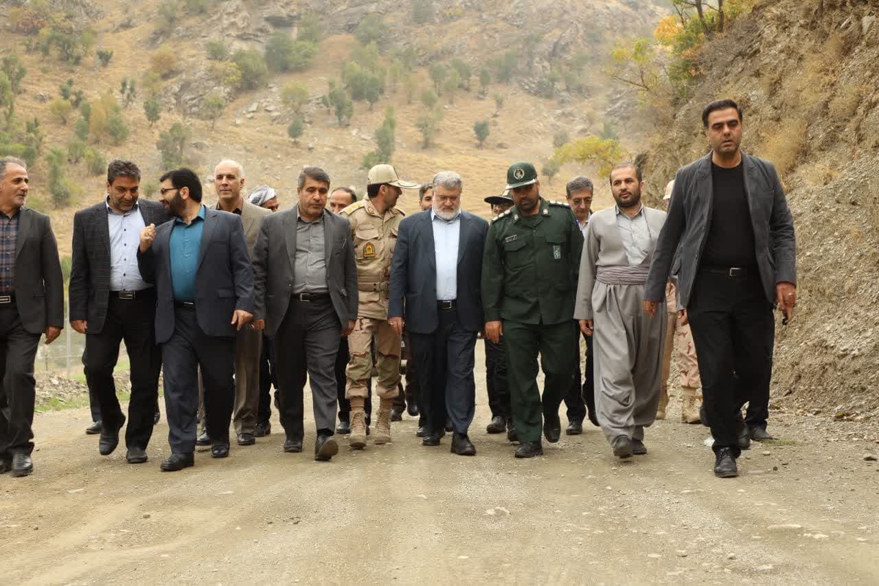 آلبوم تصویری / بازدید استاندار آذربایجانغربی از زیرساختهای بازارچه مرزی قاسم رش