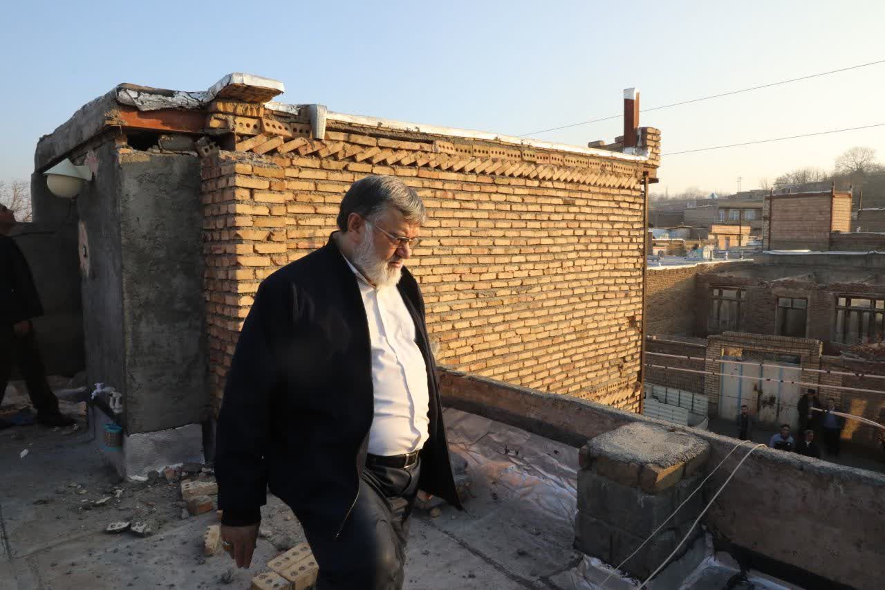 آلبوم تصویری / بازدید استاندار آذربایجانغربی و رئیس سازمان مدیریت بحران کشور از مناطق زلزله زده شهرستان خوی