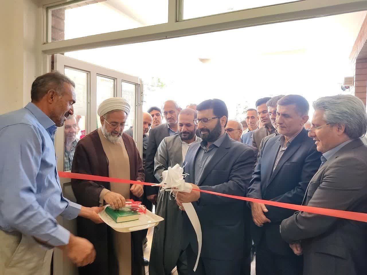 افتتاح ساختمان آموزشی دبیرستان شش کلاسه شبانه روزی شهید بهشتی شهرلاجان