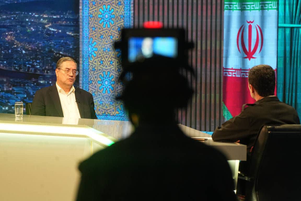 حضور استاندار آذربایجانغربی در صداوسیمای مرکز مهاباد + تصاویر
