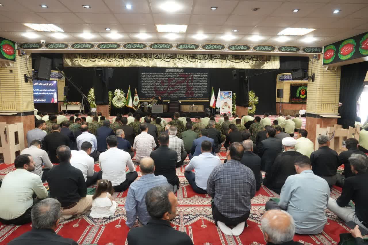 حضور استاندار آذربایجانغربی در مراسم بزرگداشت شهید علیرضا لطفی در ارومیه + تصاویر