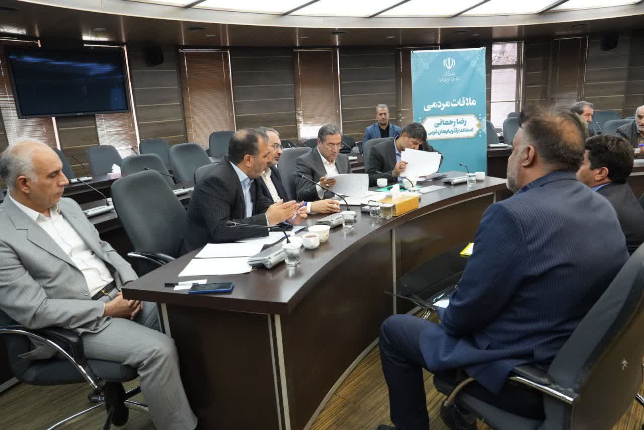 برگزاری ملاقات مردمی استاندار آذربایجانغربی + تصاویر