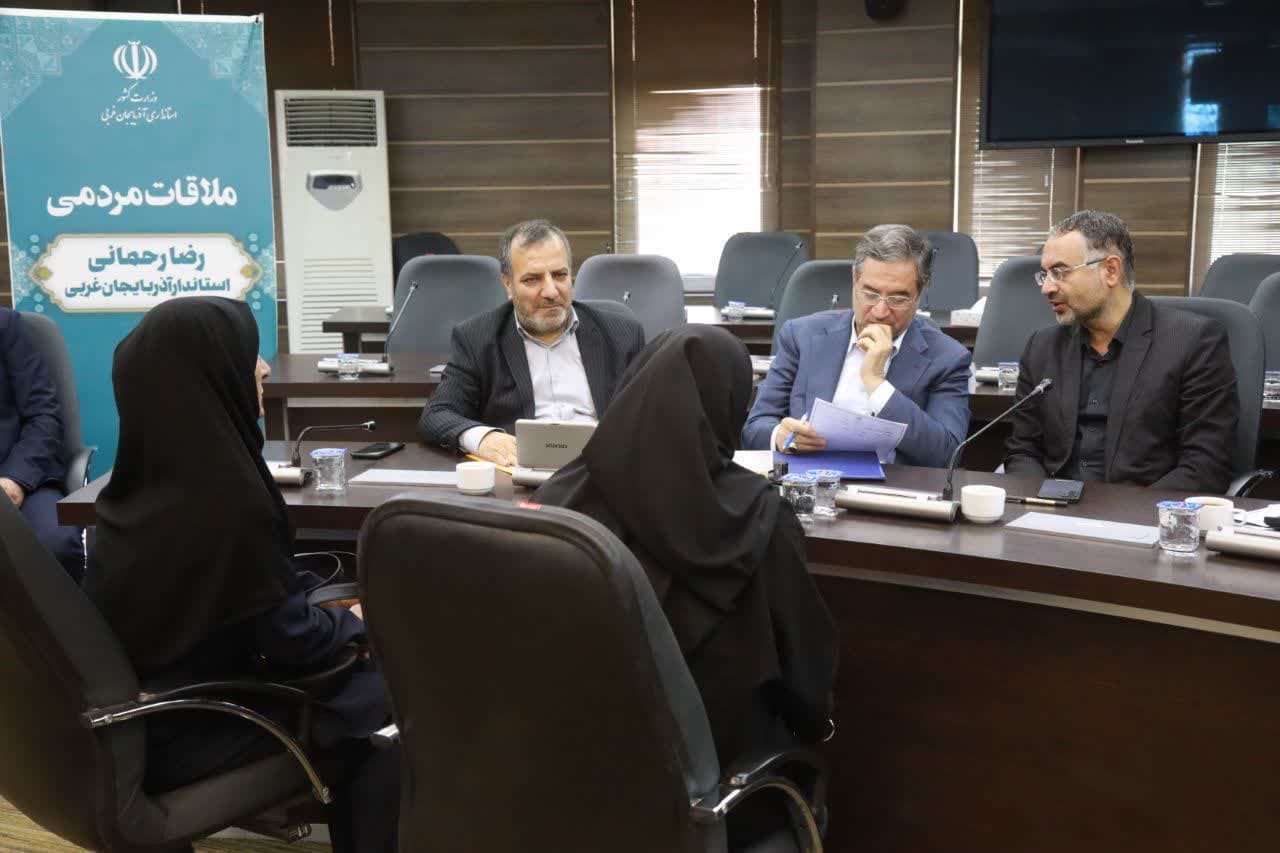 برگزاری ملاقات مردمی استاندار آذربایجانغربی + تصاویر
