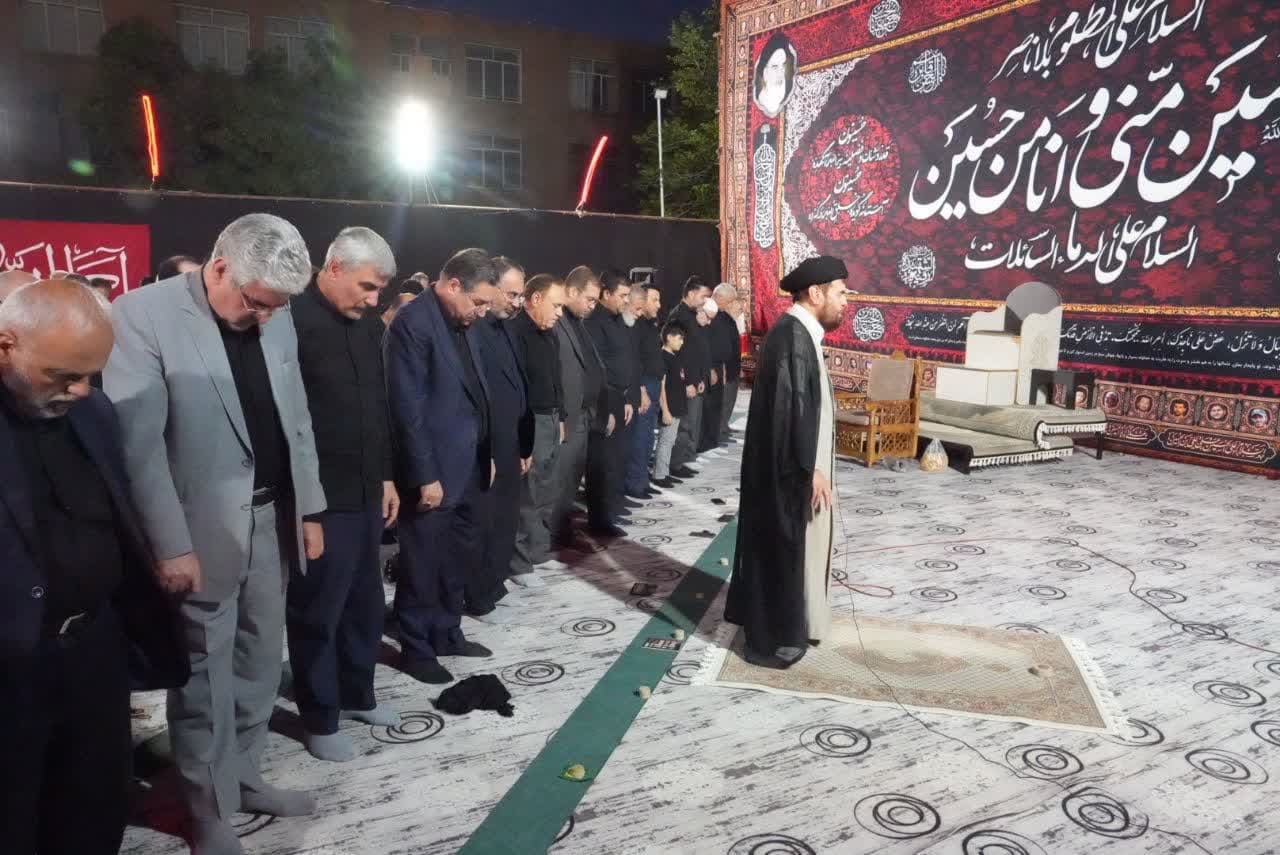 برگزاری آیین عزاداری شبهای محرم و شهادت اباعبدالله الحسین (ع) در مسجد امام علی (ع) ارومیه + تصاویر