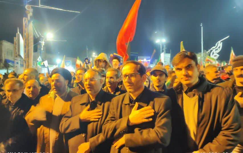 تداوم تجمع شبانه مردم فهیم ارومیه همزمان با سراسر کشور