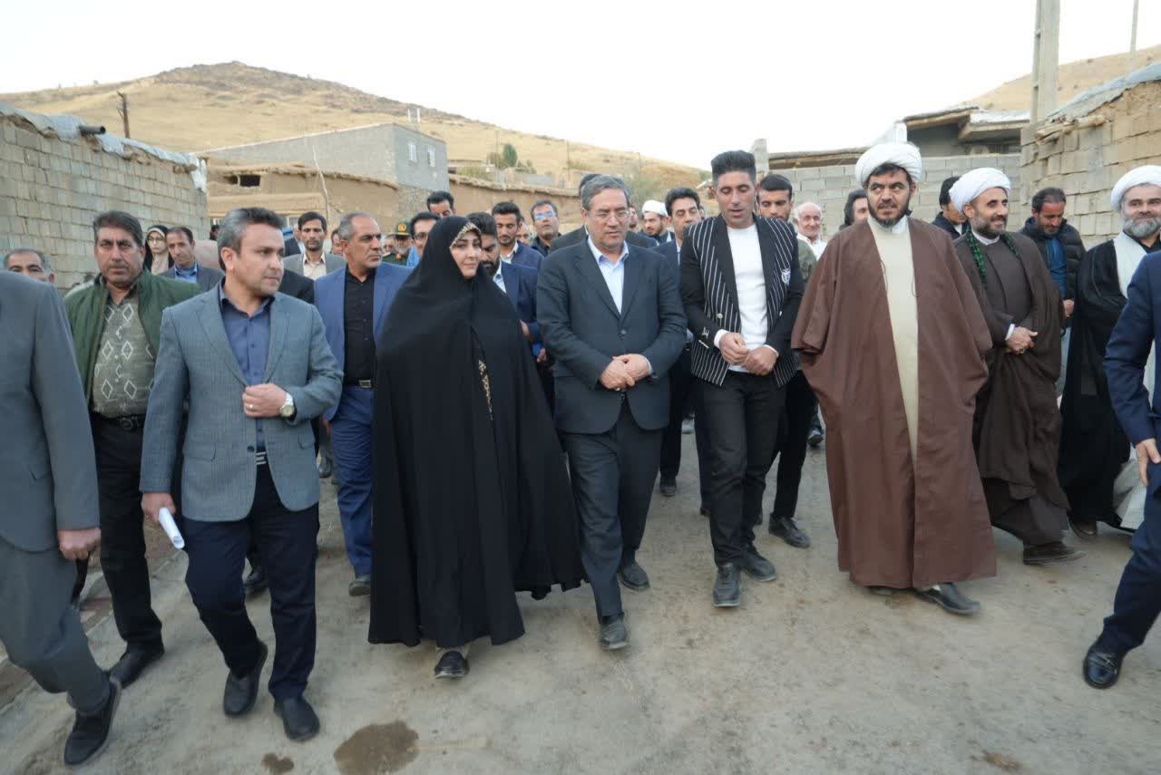 بهرهبرداری از طرح هادی 12 روستای جدید شهرستان باروق + تصاویر