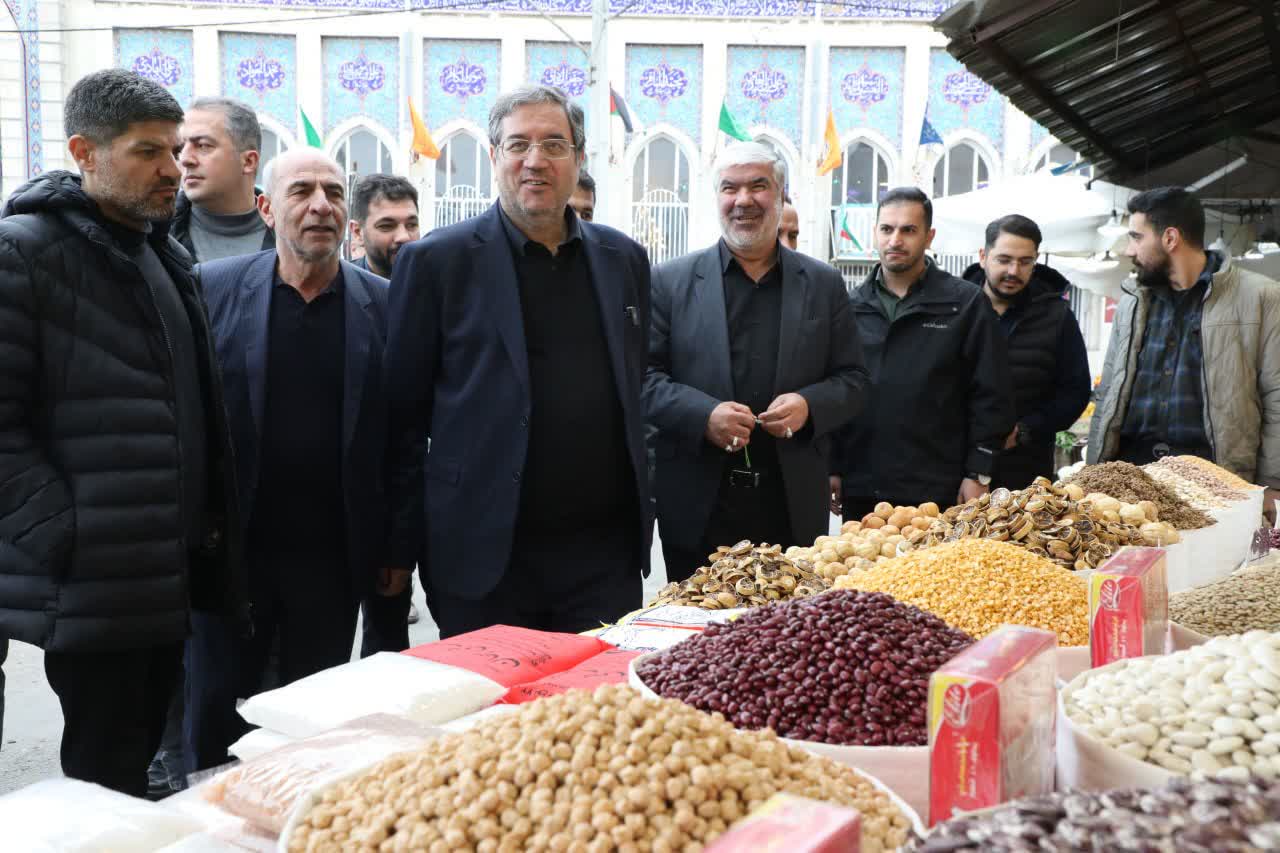 بازدید استاندار آذربایجان‌غربی از بازار ارومیه + تصاویر