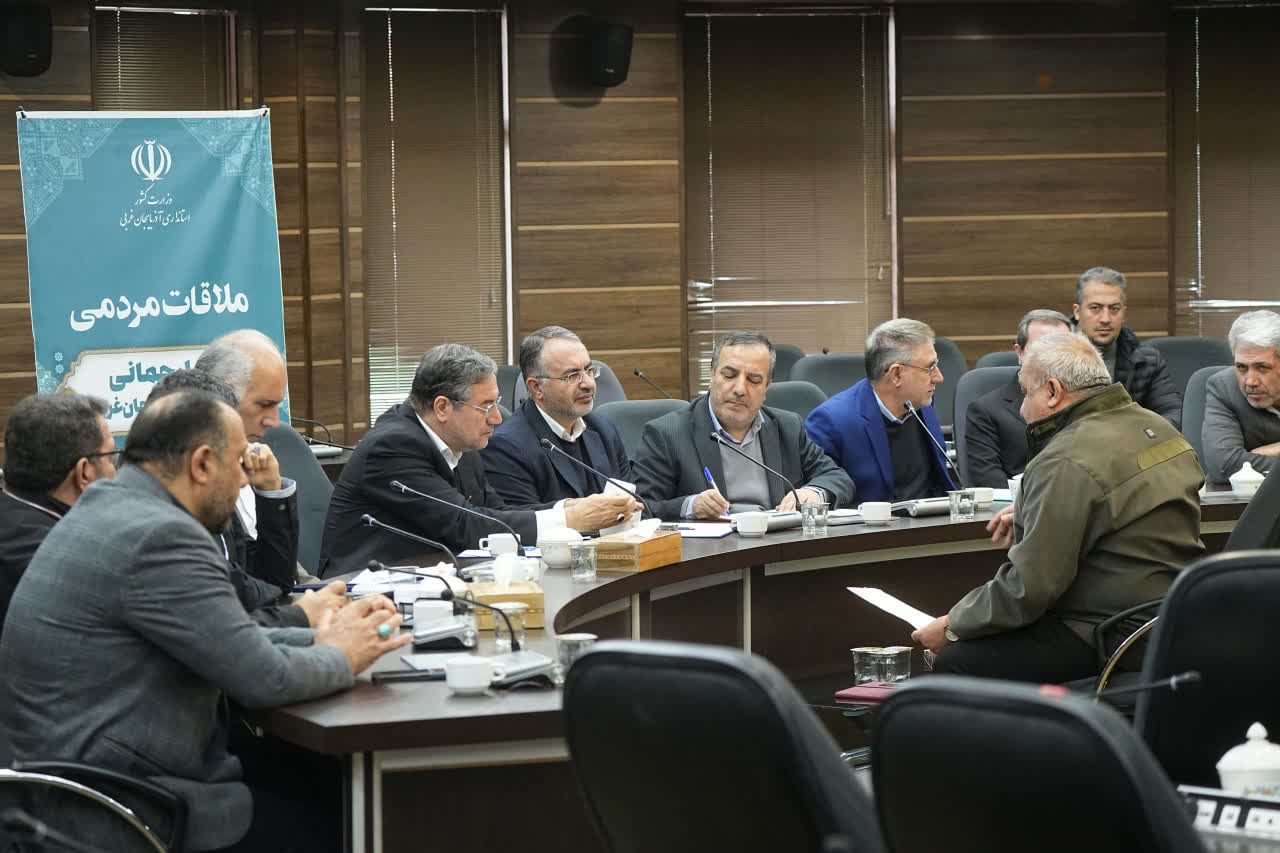 برگزاری ملاقات مردمی استاندار آذربایجان‌غربی + تصاویر