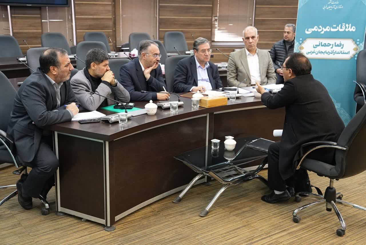 برگزاری ملاقات مردمی استاندار آذربایجان‌غربی + تصاویر