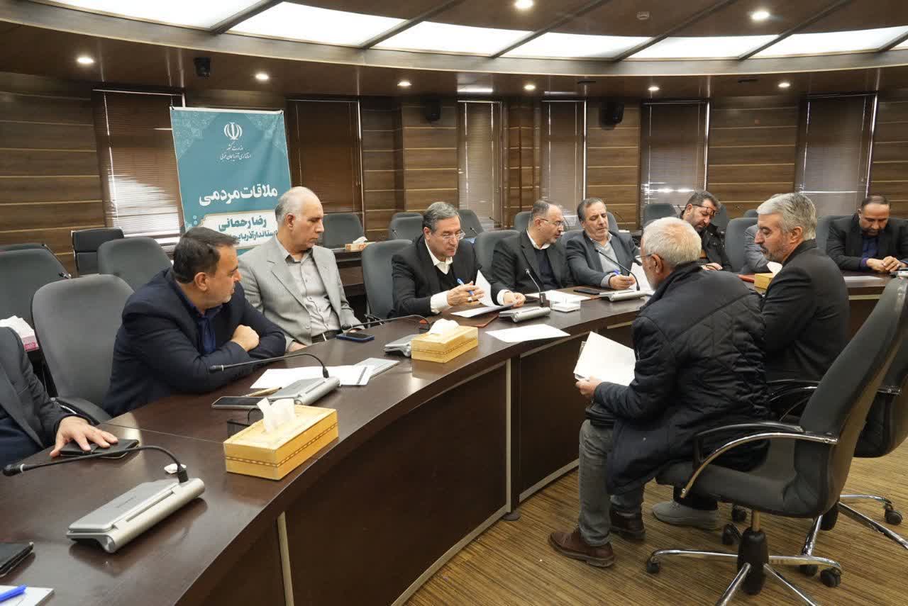 برگزاری ملاقات مردمی استاندار آذربایجان‌غربی + تصاویر