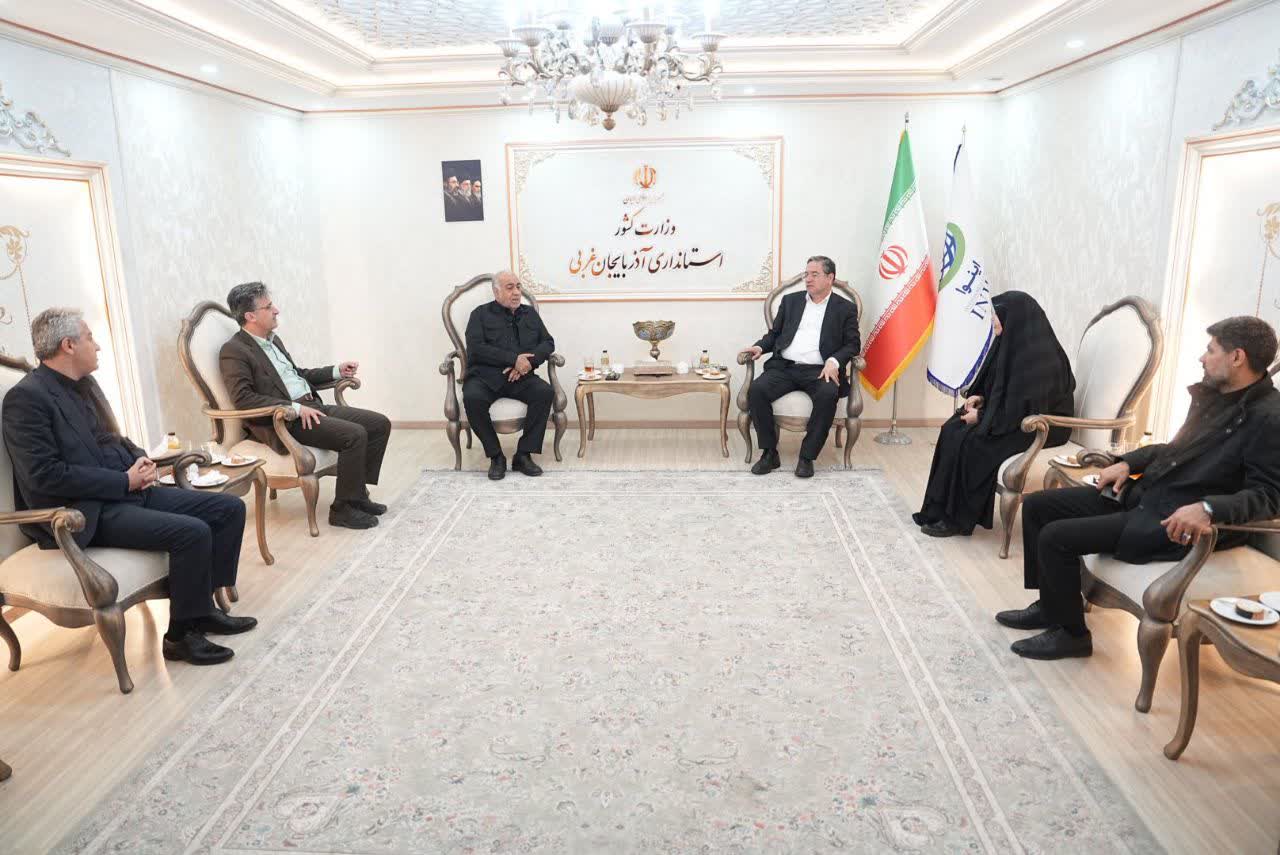 دیدار معاون وزیر راه و شهرسازی با استاندار آذربایجان‌غربی + تصاویر