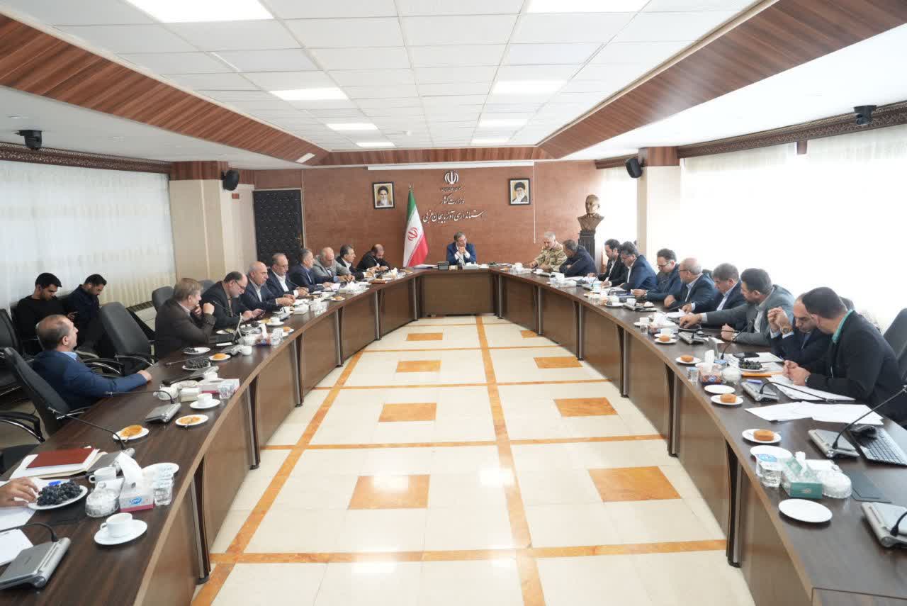 برگزاری جلسه شورای ساماندهی مبادلات مرزی آذربایجانغربی + تصاویر