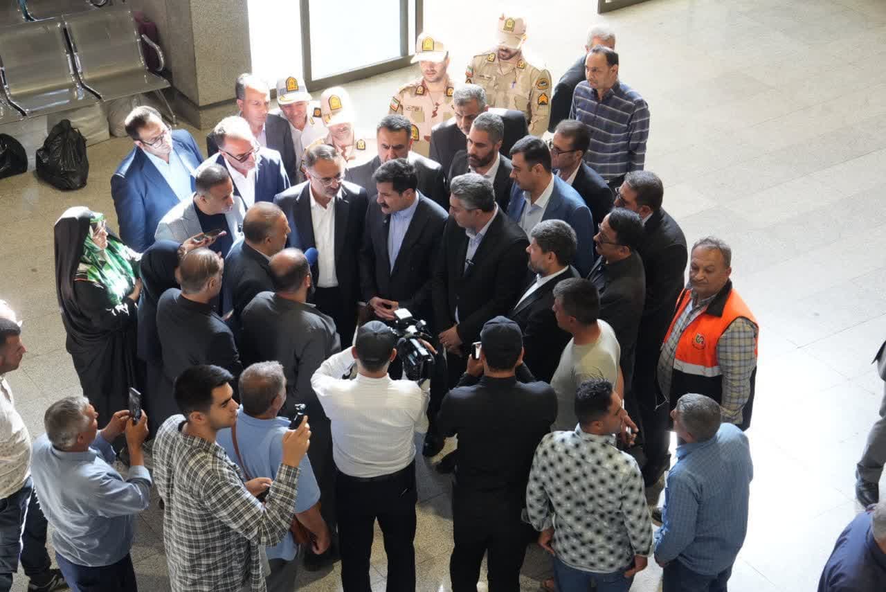 بازدید معاون رئیسجمهور از پایانه مرزی سرو + تصاویر