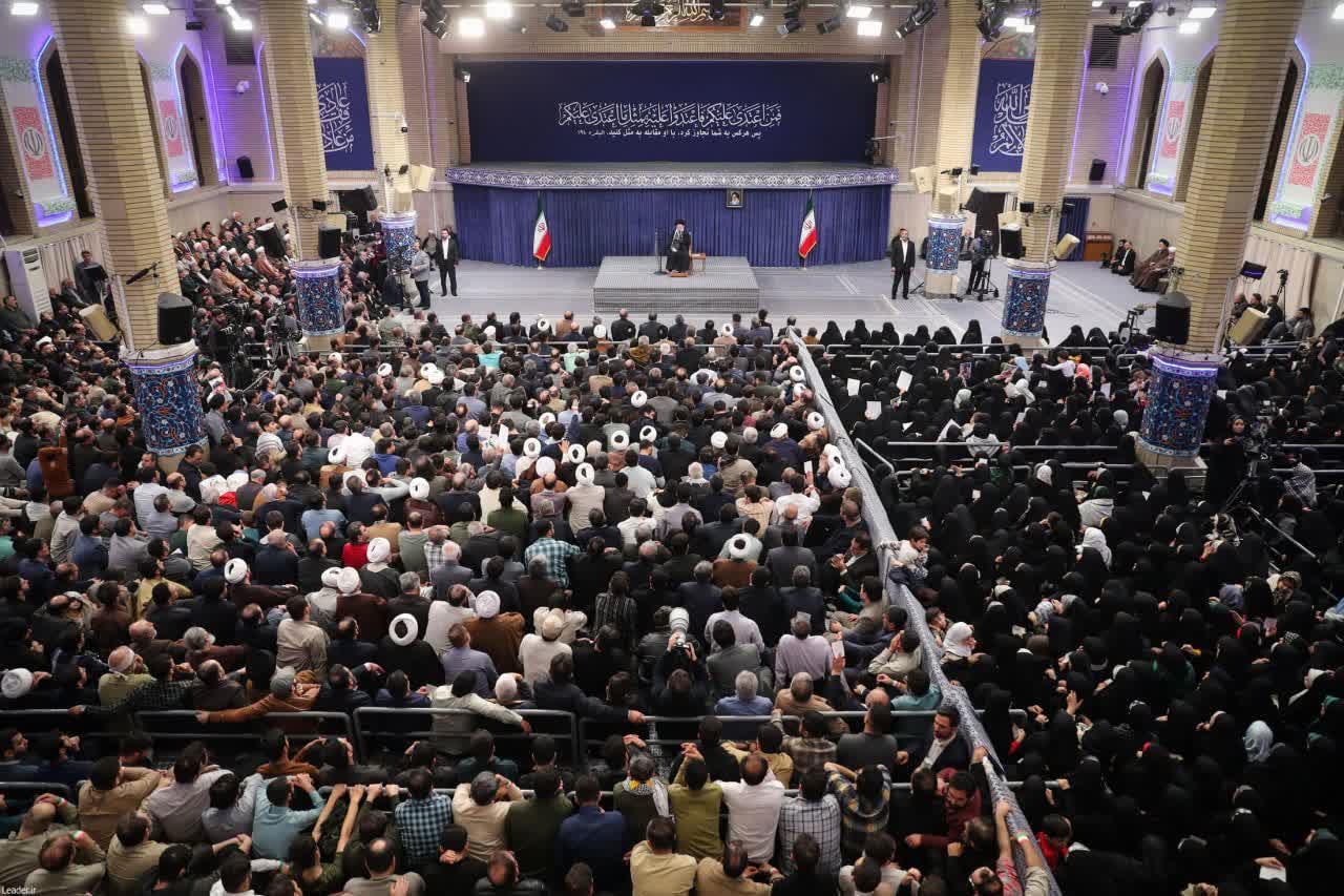 دیدار مردم آذربایجان‌شرقی با رهبر معظم انقلاب + تصاویر