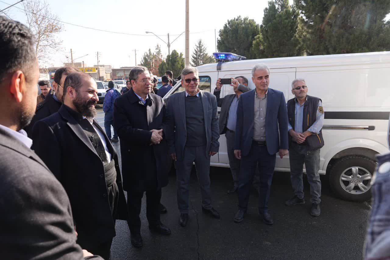 رونمایی از ماشین‌آلات جدید شهرداری اشنویه + تصاویر