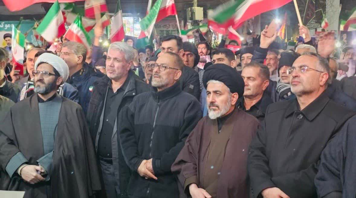 برگزاری آیین شهادت حضرت امام خامنه‌ای در ارومیه + تصاویر