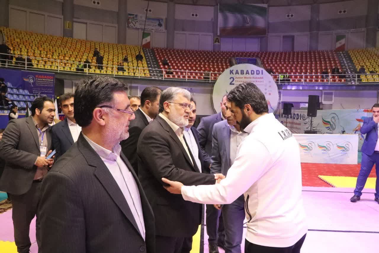 آلبوم تصویری / حضور استاندار آذربایجانغربی در محل برگزاری مسابقات کبدی جوانان جهان