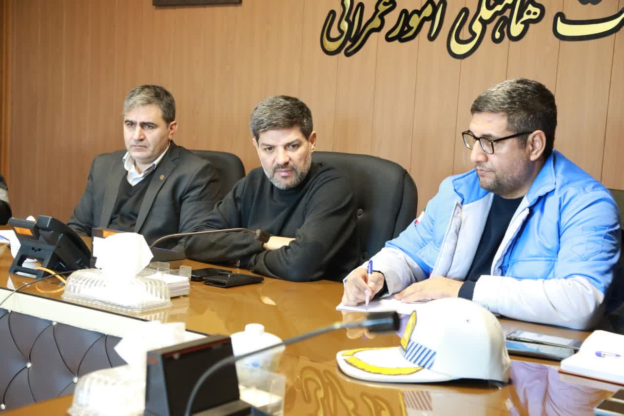 برگزاری جلسه ستاد پیشگیری، هماهنگی و فرماندهی عملیات پاسخ به بحران آذربایجان‌غربی + تصاویر