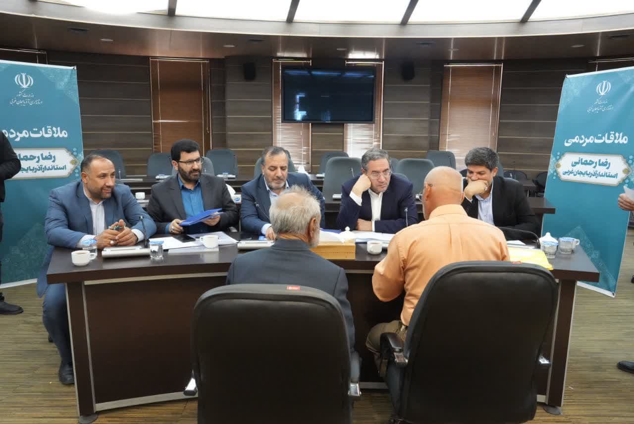 برگزاری ملاقات مردمی استاندار آذربایجانغربی + تصاویر