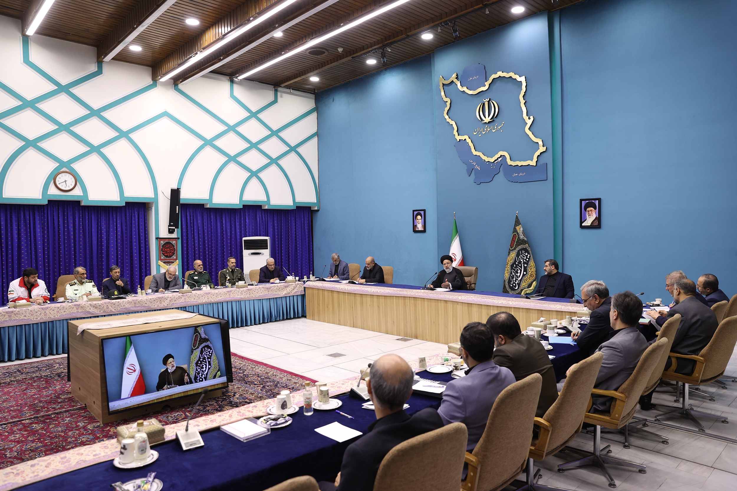 آلبوم تصویری / حضور استاندار آذربایجانغربی در جلسه ستاد مرکزی اربعین