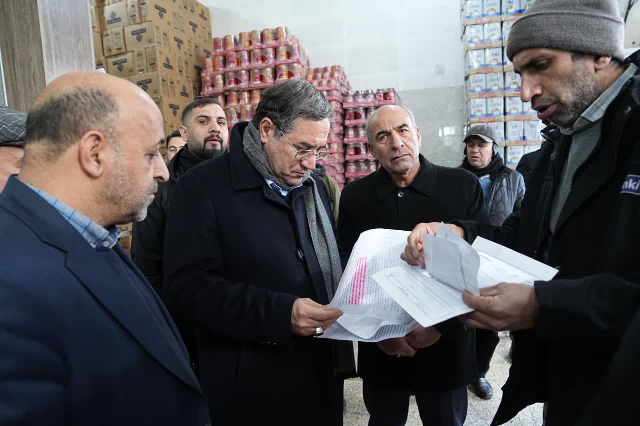 بازدید استاندار آذربایجان‌غربی از بازار ارومیه + تصاویر