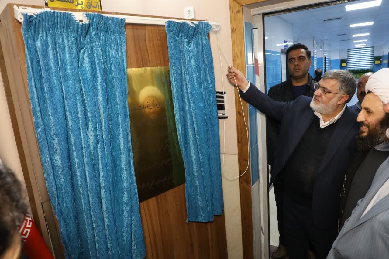 افتتاح مرکز آنژیوگرافی بیمارستان آیت الله خویی با حضور استاندار آذربایجانغربی + تصاویر