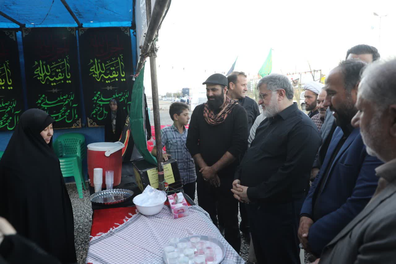 آلبوم تصویری / بازدید استاندار آذربایجانغربی از موکبهای مردمی شهرستان خوی