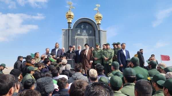 حضور رئیس جمهور در یادمان شهید محمد بروجردی + تصاویر