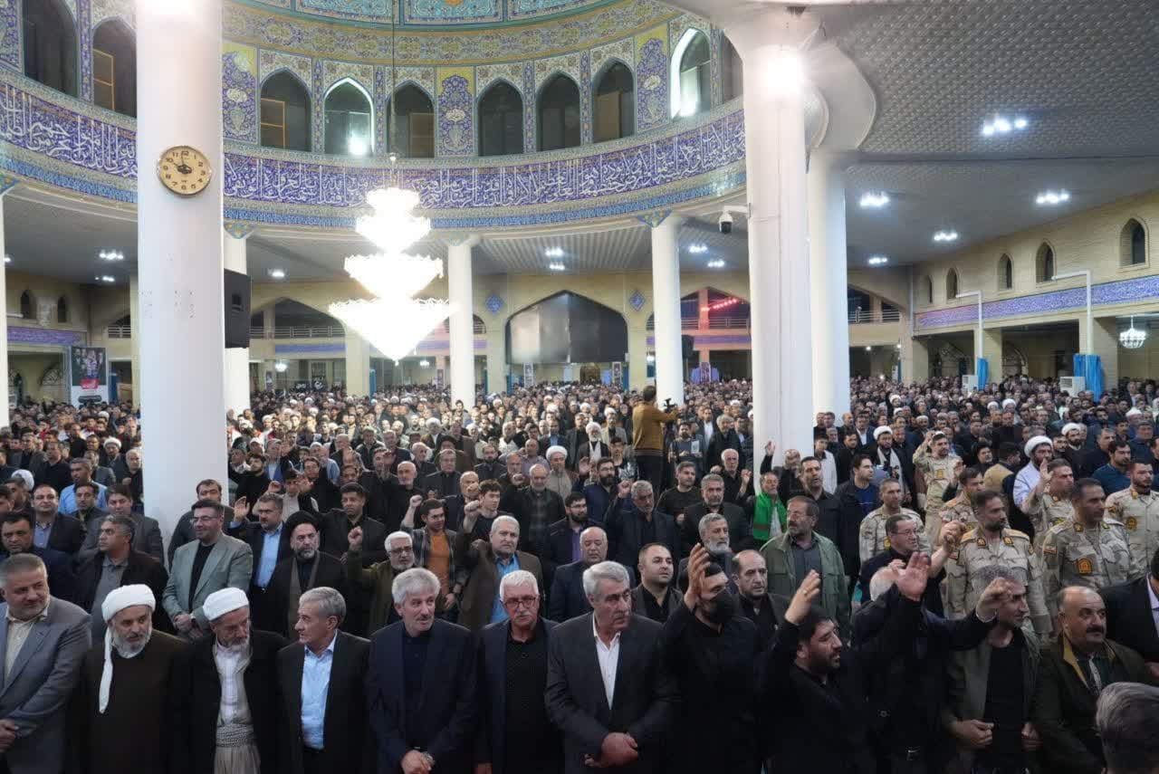 آلبوم تصویری / اجتماع امام رضایی های ارومیه در سوگ شهدای حادثه بالگرد