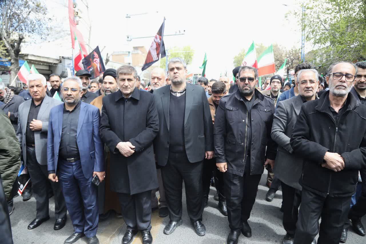 آلبوم تصویری / خروش یکپارچه مردم و مسئولان آذربایجان‌غربی در اربعین شهادت قائد امت اسلامی