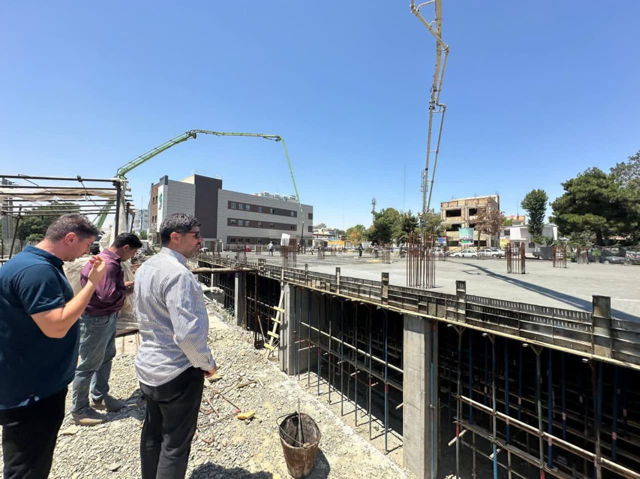 بازدید معاون هماهنگی امور عمرانی استاندار آذربایجانغربی از روند عملیات اجرایی اورژانس بیمارستان طالقانی ارومیه