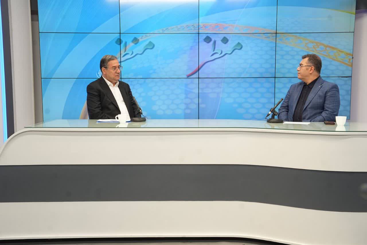 حضور استاندار آذربایجانغربی در برنامه تلویزیونی "منظر" صداوسیمای مرکز استان + تصاویر