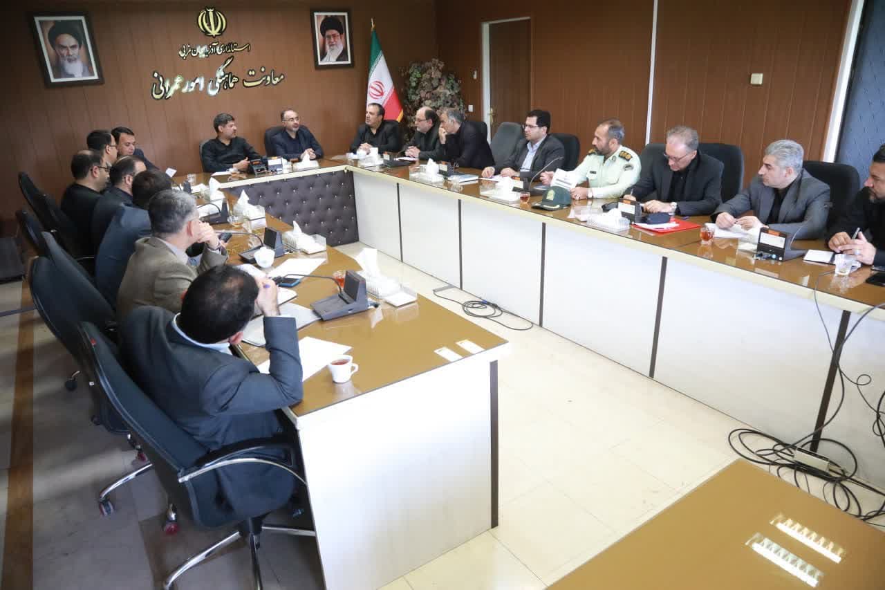 برگزاری جلسه بررسی روند اجرای مصوبات بازدید استاندار آذربایجانغربی از منطقه المهدی ارومیه + تصاویر