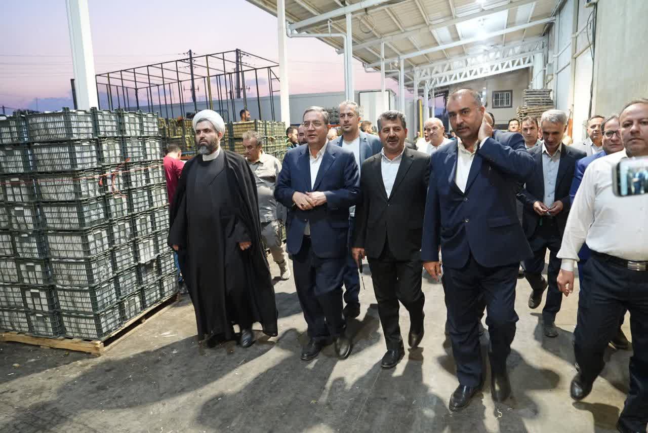 بازدید استاندار آذربایجانغربی از زیرساختهای صادرات محصولات کشاورزی ارومیه + تصاویر